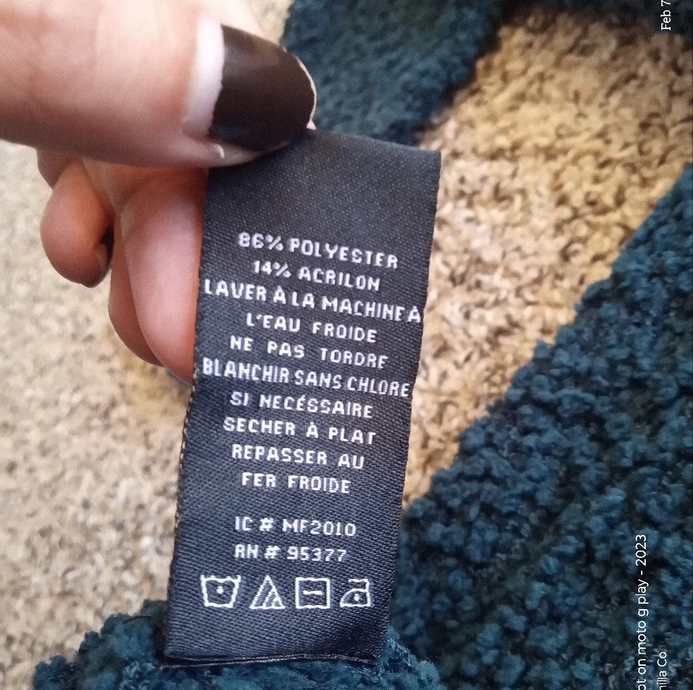 Anthropologie Sanctuary Women's Teddy Popover Sweater Crewneck Green Size Large - Picture 7 of 7